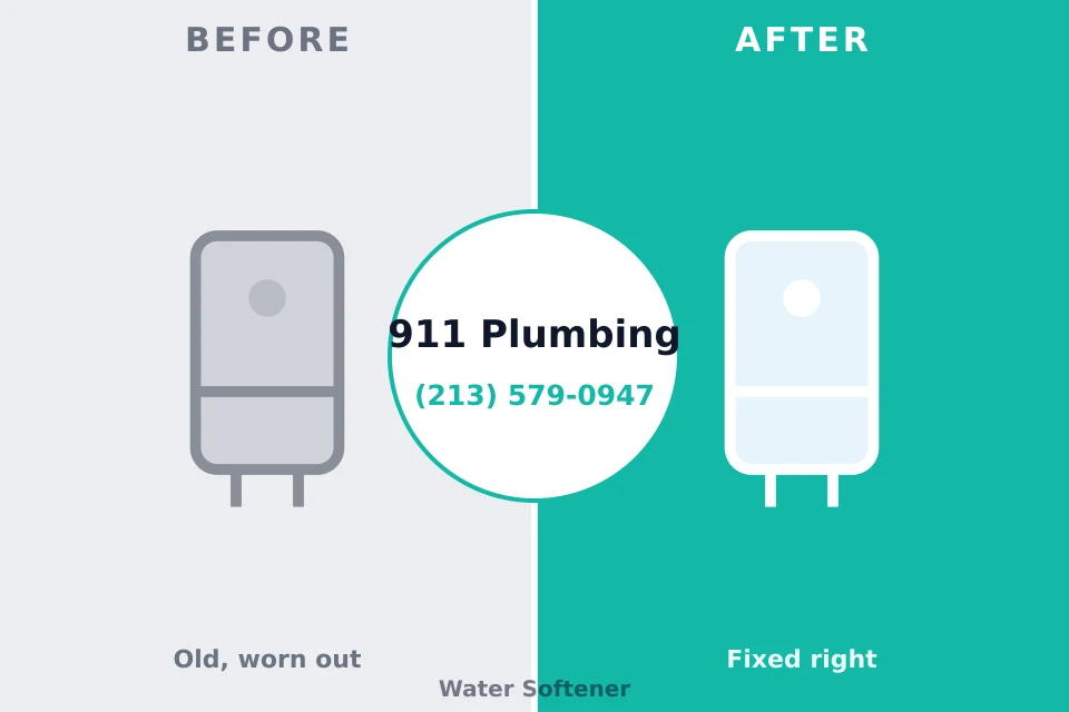 Before and after: plumbing company Jean Lafitte, LA